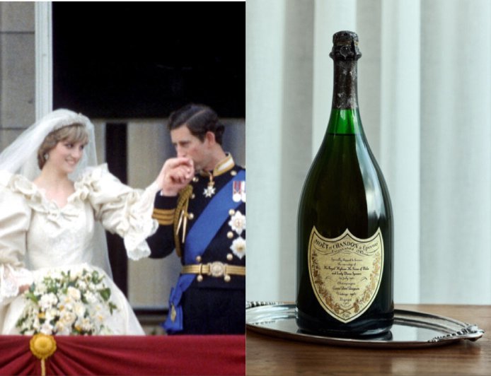 黛安娜王妃婚禮香檳登拍賣　估價逾245萬元