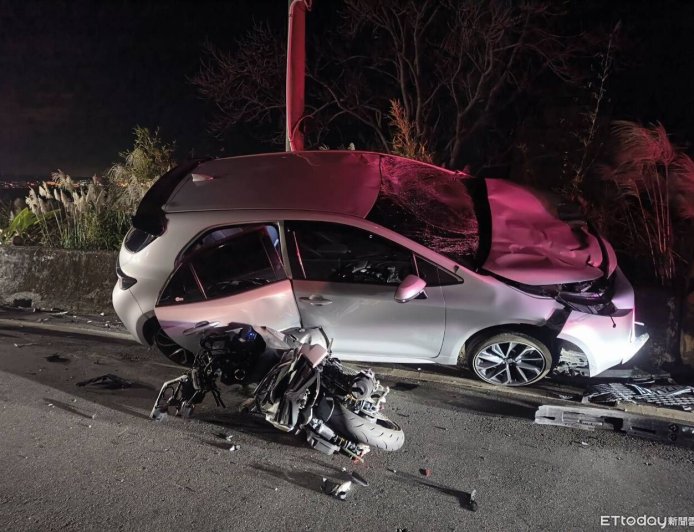 喪屍「混毒」深夜驚現淡水山區　逆撞2機車害3傷「1人斷腿」