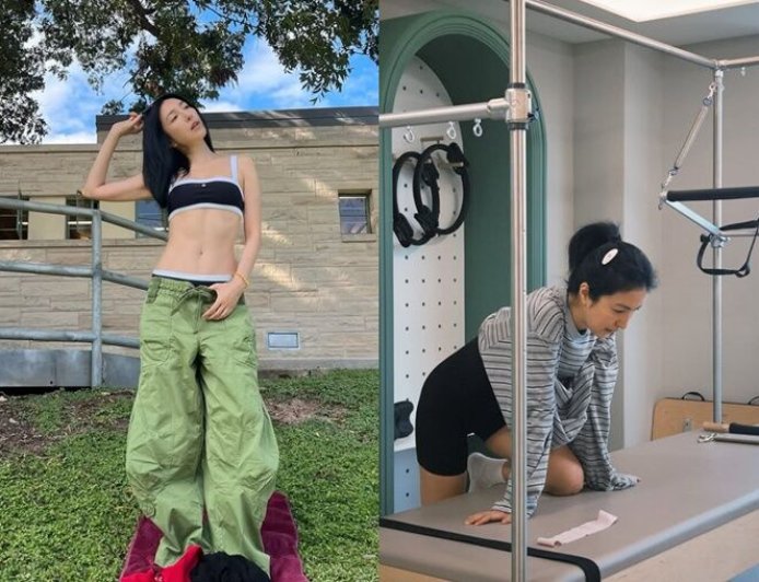 47歲楊謹華生活照少女感炸裂！自製薑茶冰塊素顏發光　加碼蜜桃臀養成菜單