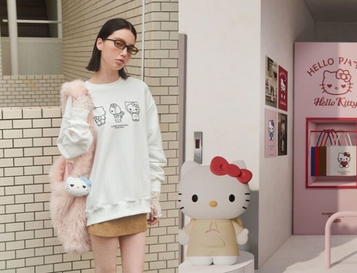 愛心眼HELLO KITTY聯名可愛到尖叫　近100公分高巨型公仔必打卡