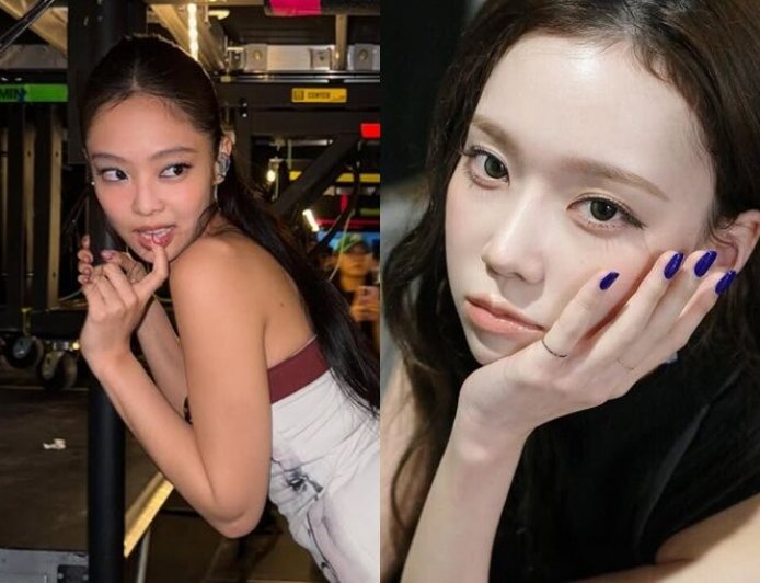 2025女團同款美甲範本！Jennie酒紅法式超性感、Winter藍色系出鏡率最高