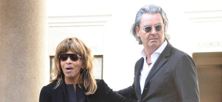 Tina Turner's Widower Steps Out With A Mystery Woman In Milan