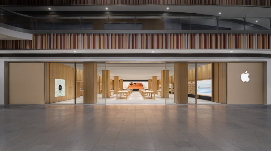 北京第六家苹果 Apple Store 零售店今日开幕，位于荟聚 1 层