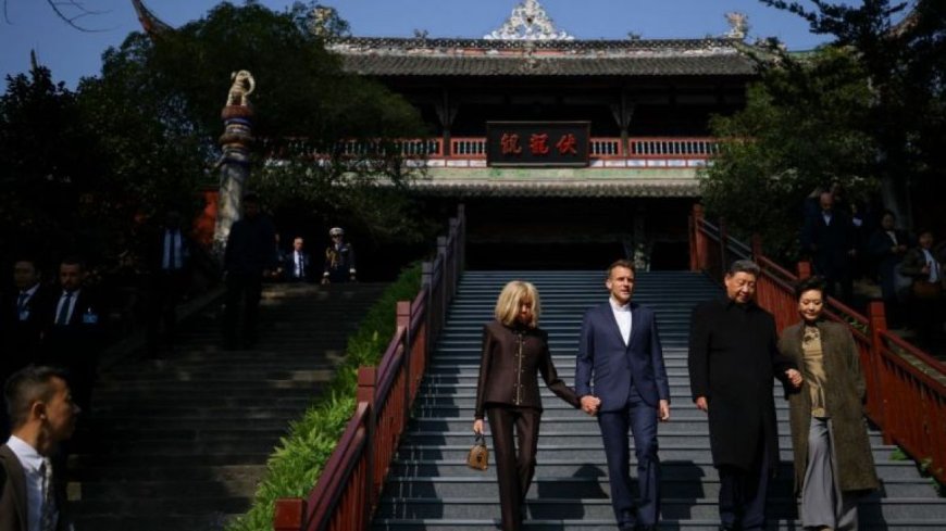 中法两国承诺加强合作，习近平同马克龙访问成都