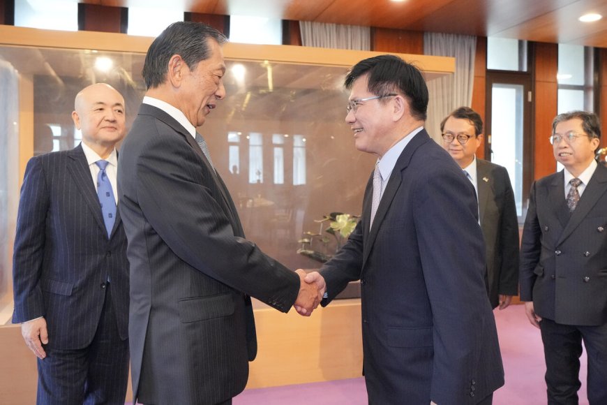 林佳龍午宴日台交流會長隅修三    盼台日加速推動簽署EPA