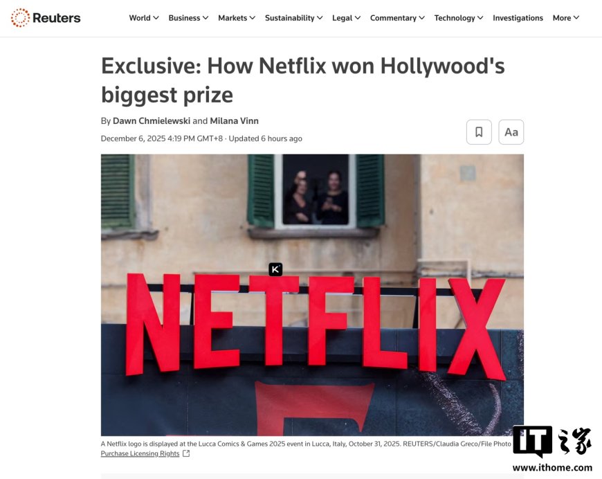 Netflix 收购华纳兄弟内幕公开：派拉蒙三轮主动报价被拒后，就决定入局