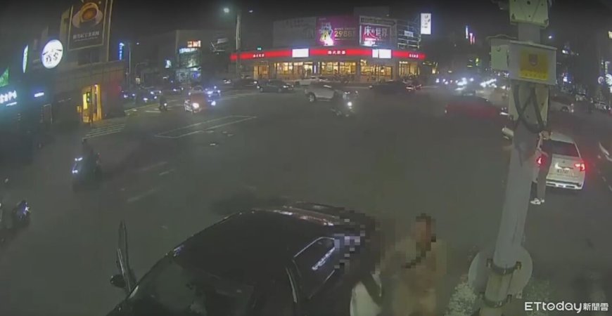 台中男撞車找女友頂包還痛毆她！唾液快篩陽+包包藏K他命