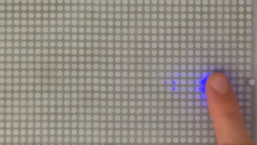 看得见、摸得着，研究人员研发新型光电触觉显示技术