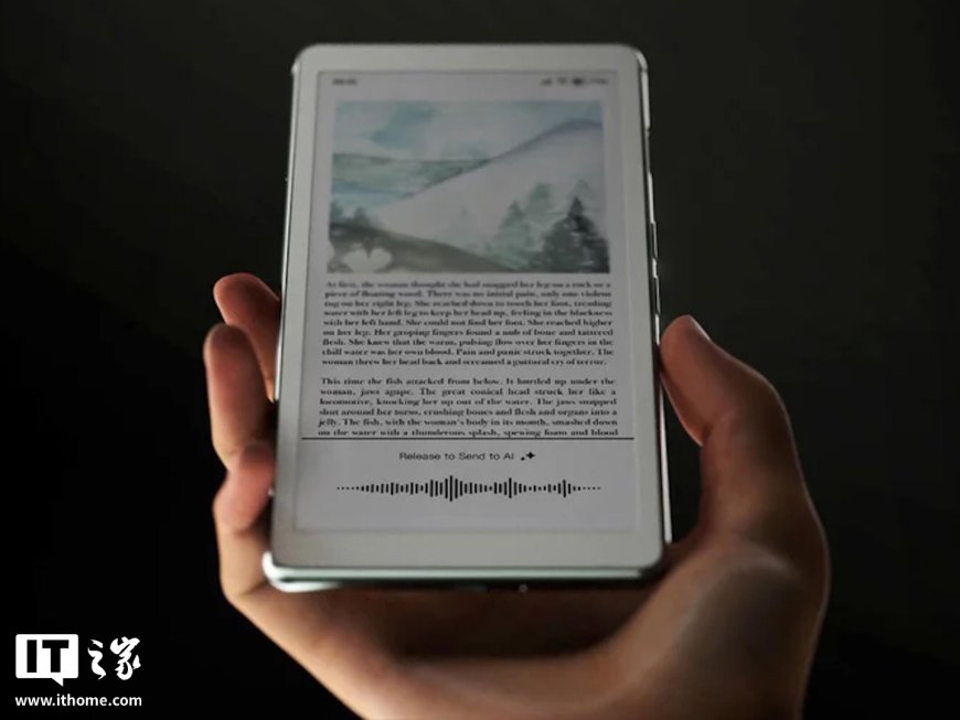 Viwoods 推出 AiPaper Reader C 彩色电纸书手机：150PPI 墨水屏，4G 网络、侧边指纹