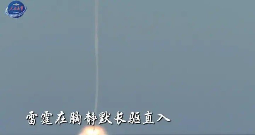 从天而降的掌法！中国首次公开反舰弹道导弹打靶画面，根本拦不住