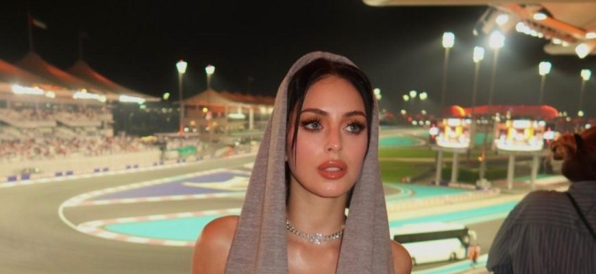 Camilla Araujo's Trackside Look Ignites Buzz At The Abu Dhabi Grand Prix