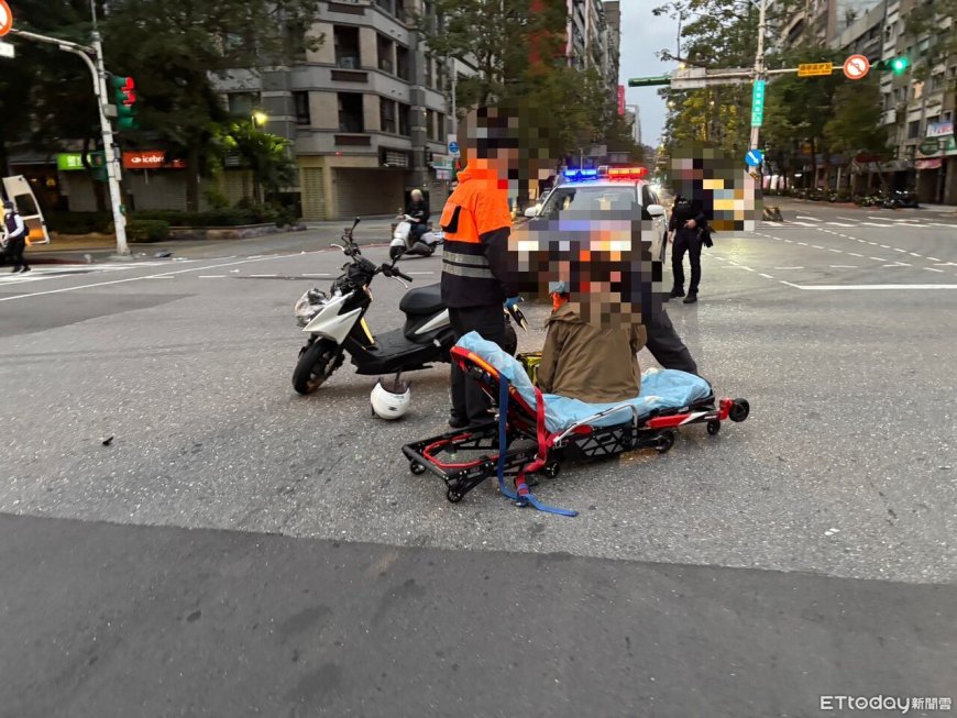 北市女闖紅燈遭趕上班員警猛撞　顱內出血亡