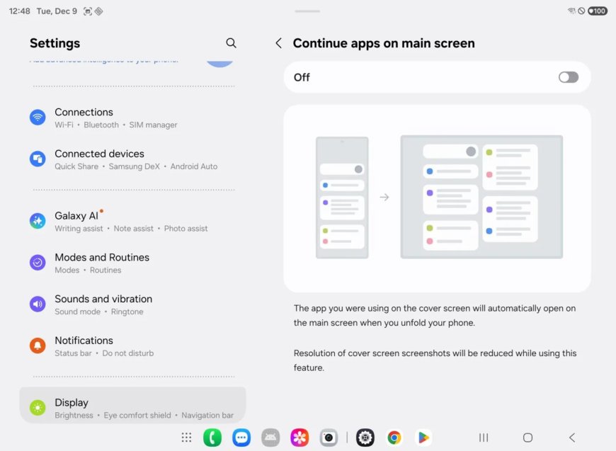 三星最贵手机 Galaxy Z TriFold 细节：应用支持内外屏切换，但影响截图画质