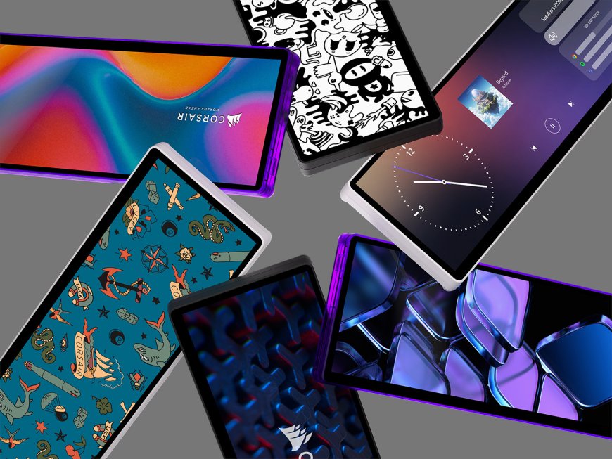 为游戏创作环境增添一抹亮色，海盗船推出原子紫与白色版 XENEON EDGE 副屏