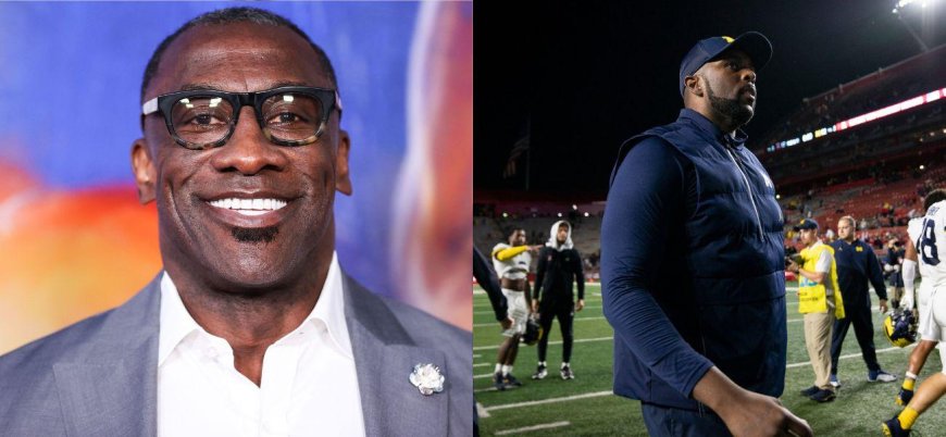 Fans Remind Shannon Sharpe That Sherrone Moore Is Not A 'Victim' After Controversial Comments