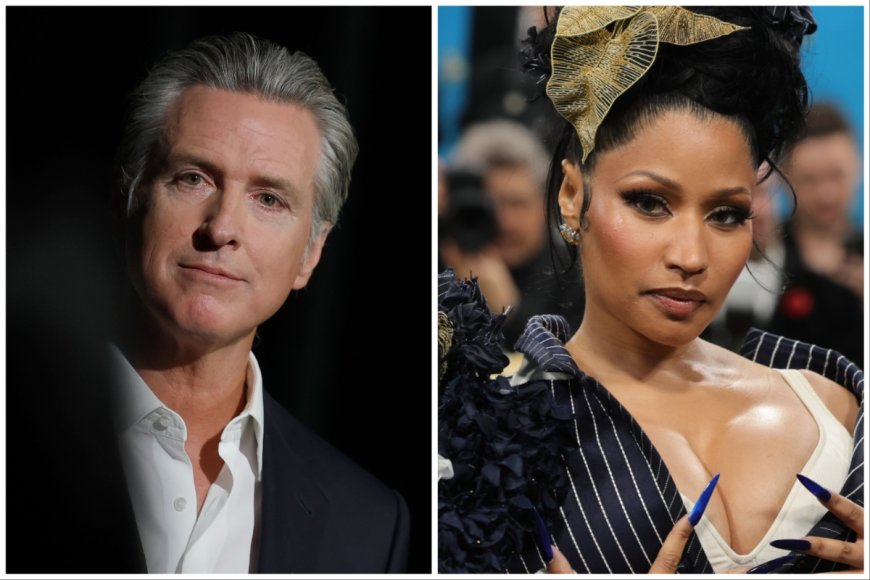 Nicki Minaj Says It’s ‘Impossible’ For Gavin Newsom to Become President in 2028: ‘He Thinks He’s Tom Cruise’