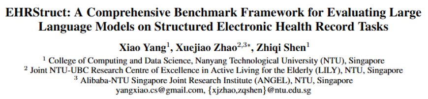 医疗 AI 迎来大考，南洋理工发布首个 LLM 电子病历处理评测