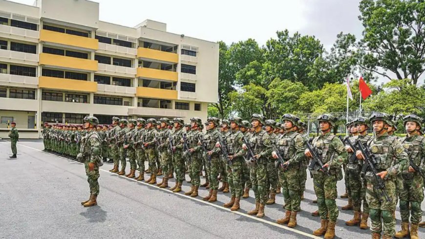 中新“合作-2025”陆军联合训练展开混编联训