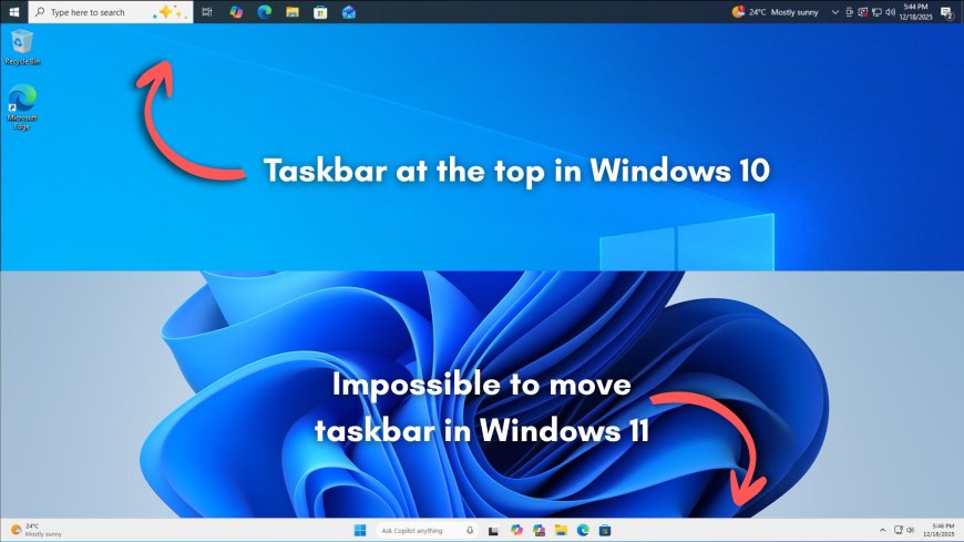 微软深度解释：为何 Windows 11 仍然不允许自由变换任务栏的位置?