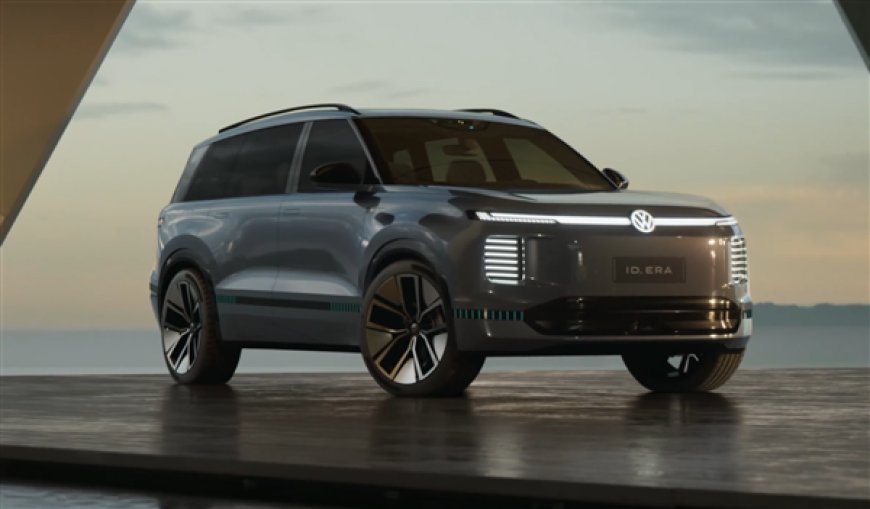 大众首款增程混动 ID.ERA路试谍照曝光：三排六座大SUV
