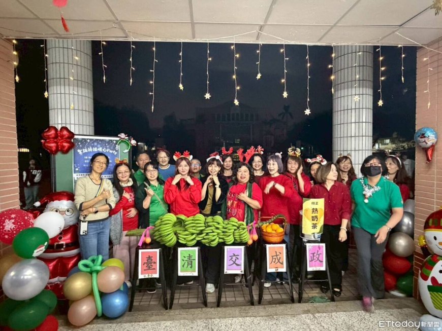 歲末校園風景！400台中學子「抬青蕉」祝福聲中迎接學測挑戰