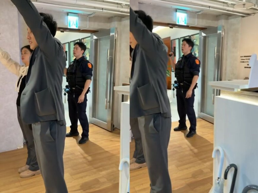 恐攻嫌一路殺上樓！麥當勞急拉鐵門「近10人躲櫃台」　警持槍守門