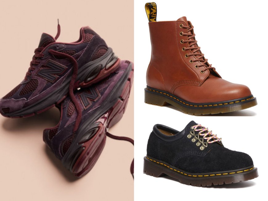 NB「潮流紫」跑鞋聯手NBA頂級經紀人質感破表！馬汀靴年末特價1200元必搶