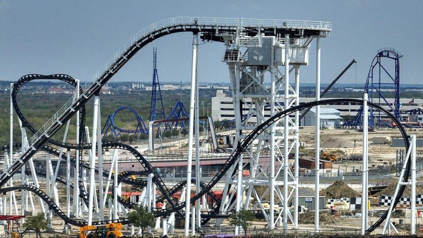 Two riders trapped more than 100 feet in air after Texas roller coaster malfunctions
