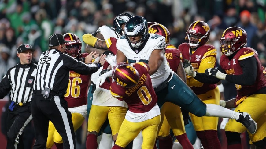 Multiple players ejected after brawl breaks out during Eagles-Commanders game