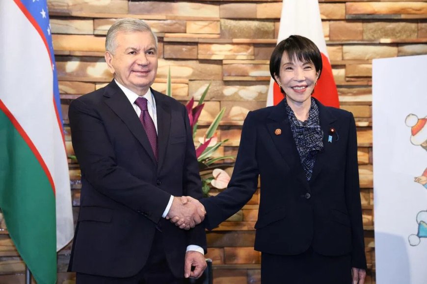 日本与中亚五国首脑会议 未来五年投资3万亿日元