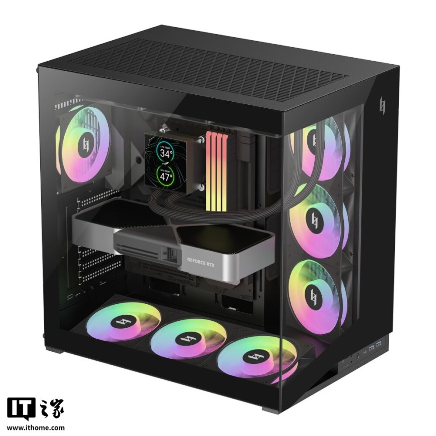 双仓中塔设计，GAMEMAX 游戏帝国推出 NEX C56 系列机箱