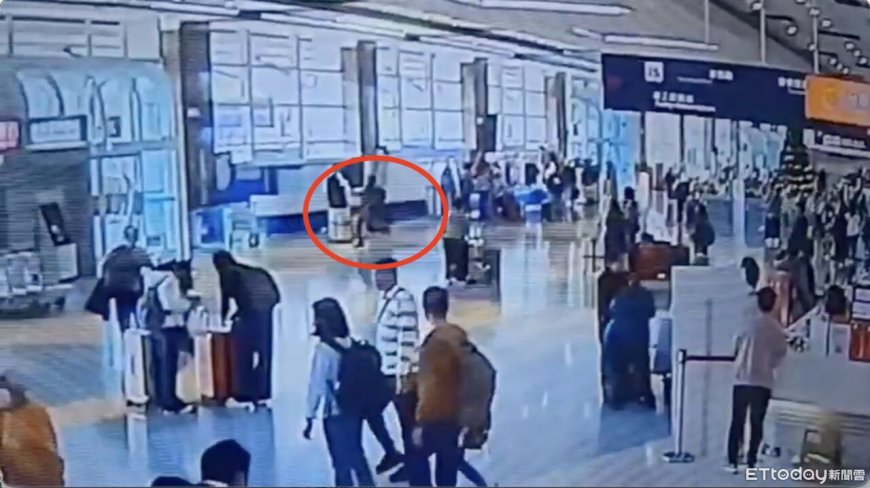 拒檢逃逸畫面曝！外籍男疑攜毒入境　逃出小港機場航廈被壓制