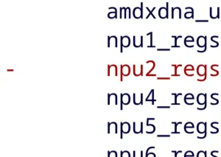 Linux 7.0将移除AMD从未发布过的NPU2硬件支持