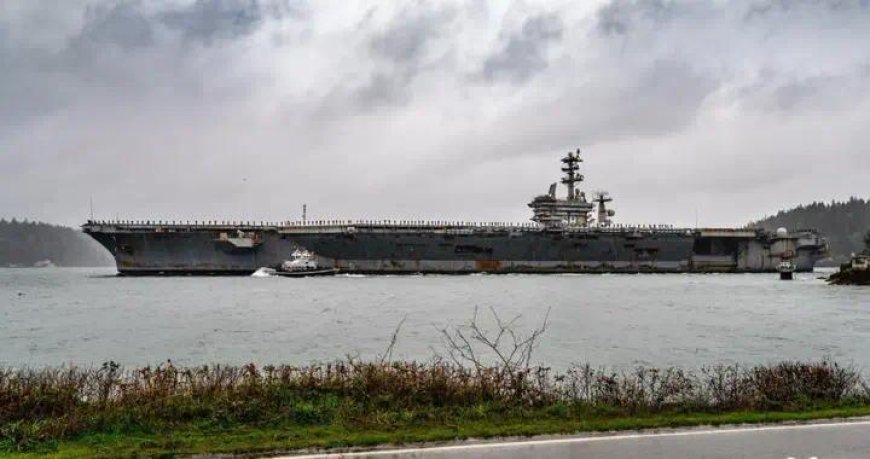 53岁“尼米兹”号航母破烂不堪、面临拆解，美军航母总数降至10艘