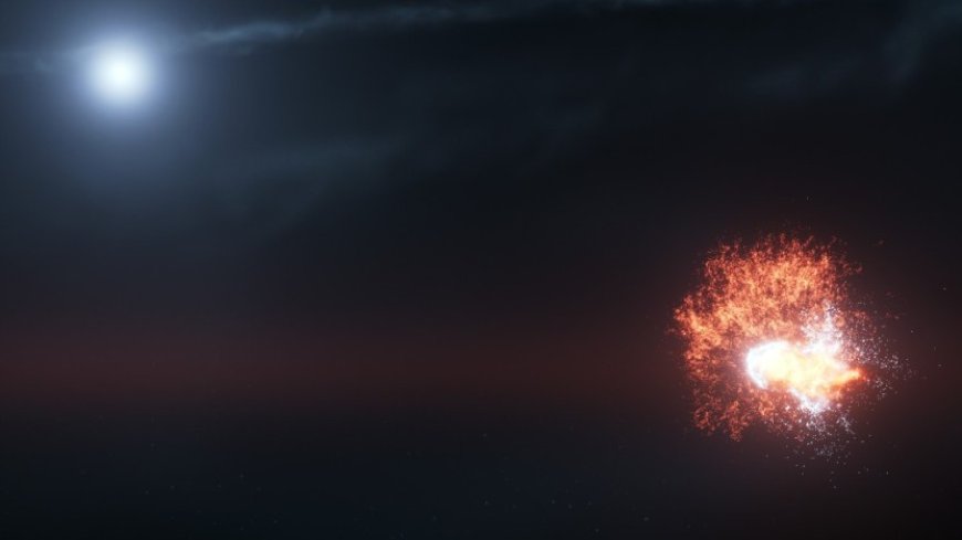 距地球 25 光年：4.4 亿岁“宇宙婴儿”狂暴成长，再现小行星史诗级碰撞