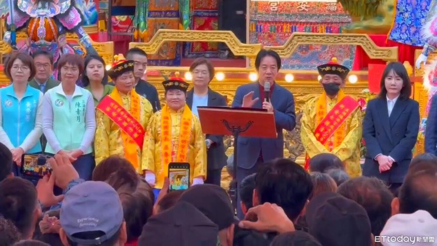 賴清德「祝福謝衣鳯能出線」　盼鄉親支持民進黨陳素月