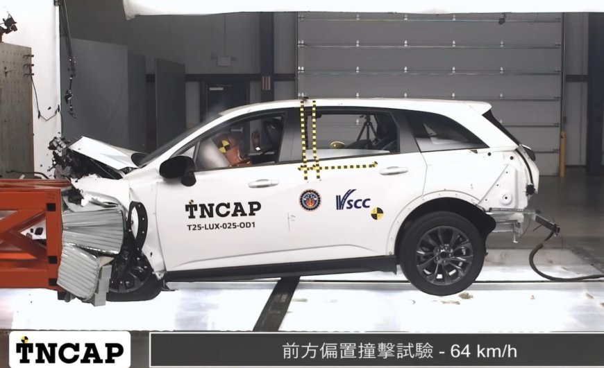 車輛安全中心公布4款車測結果　LUXGEN n7 獲得5顆星　YARIS CROSS 得到4顆星