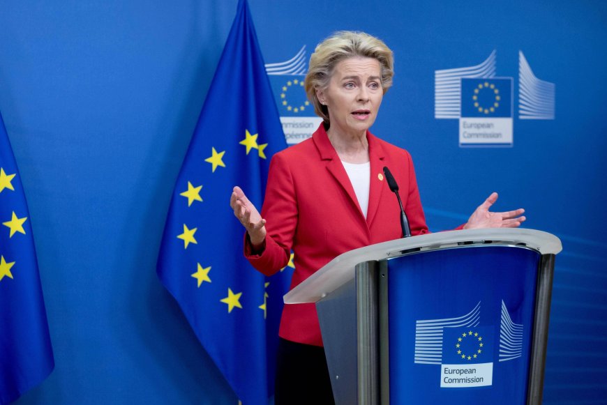 冯德莱恩称欧洲愿继续与乌美合作 强调安全保障重要性