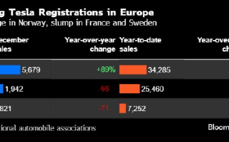 特斯拉在欧洲市场遭遇惨淡的一年 销量大幅下滑