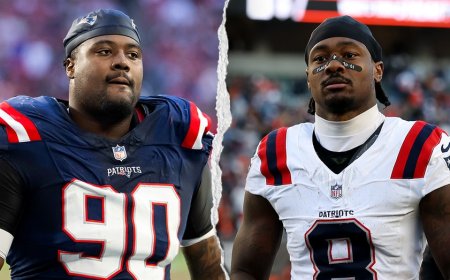 Patriots stars facing criminal allegations decline to answer questions from reporters about legal troubles