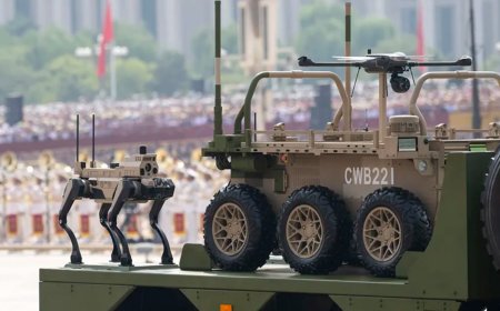 从机器狼到激光武器 我军新式组合“成团出道”