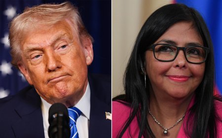 Trump vows US 'in charge' of Venezuela as he reveals if he's spoken to Delcy Rodríguez