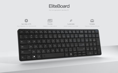 键盘 AI PC，惠普 HP EliteBoard G1a 即将登场