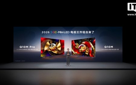 TCL 2026 SQD-Mini LED 电视组合 Q10M Pro / Q10M 发布：万象分区、TSR AI 光色同控芯片，9999 元起