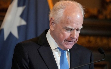 Tim Walz shocks reporters by abruptly ending press conference with no questions