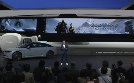CES：索尼和本田展示电动汽车 本质上是一台PlayStation游戏机