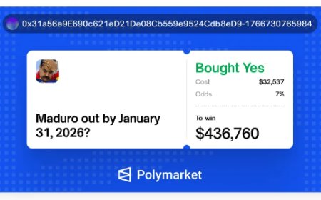 预测市场用户押注马杜罗被捕 斩获43.6万美元收益