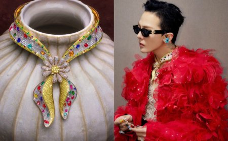 GD招牌頭巾變身華麗項鍊　鑲209克拉寶石襯天王氣勢