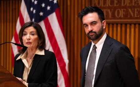 纽约州长与市长宣布为2岁童提供免费托儿