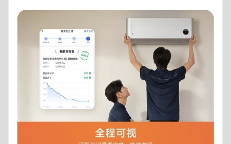 小米家用空调数字抽真空服务覆盖 7 省级行政区 600+ 区 / 县，支持全程可视